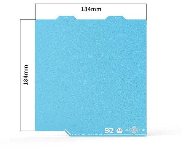 Pllakë ndërtimi 3D BIQU Panda BuildPlate CryoGrip Pro Frostbite, magnetike dyshe, 184x184mm, për Bambu Lab A1 mini