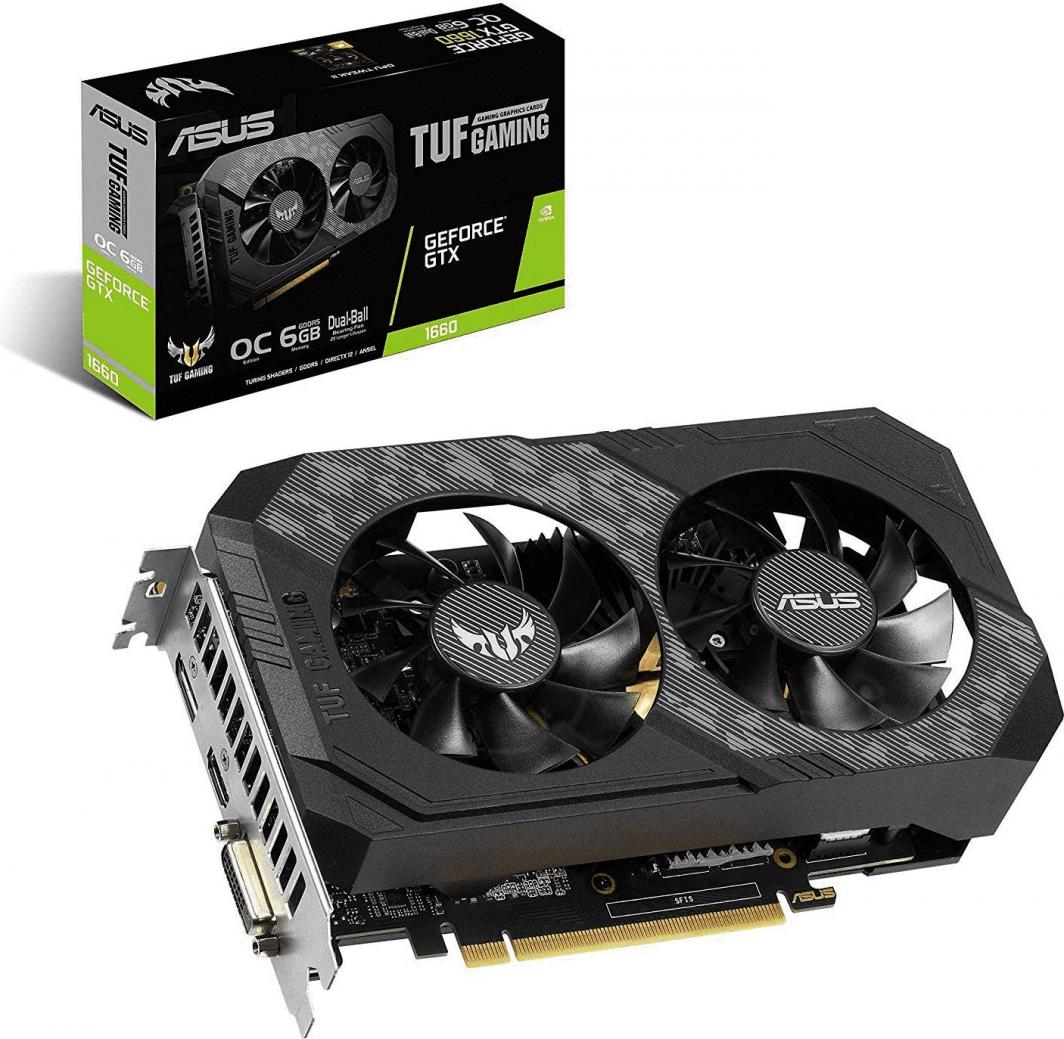 Kartelë grafike Asus TUF GeForce GTX 1660 Gaming OC 6GB GDDR5