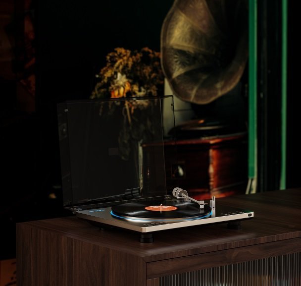 Gramafon FiiO TT13 BT, Bluetooth aptX HD, automatik, argjendtë