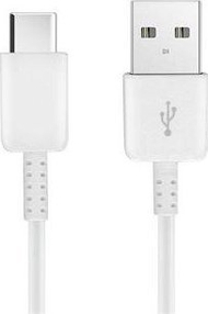 Kabllo USB A në USB C HD21, 2.0, 1 m, e bardhë