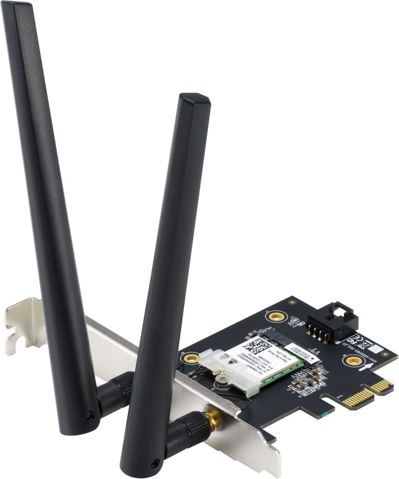 Kartë rrjeti ASUS PCE-AX1800, WiFi 6, Bluetooth 5.2, e zezë