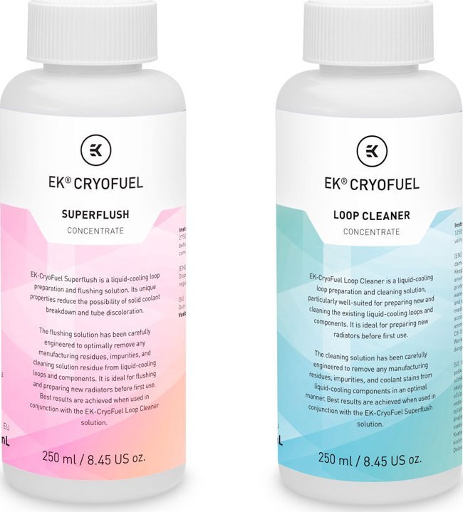Pastrues loop ftohës uji EK CryoFuel, set 250ml, për PC