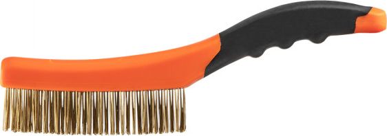 Furçë metalike Neo Wire Brush, tel bronzi, 4x16 rreshta, portokalli