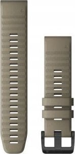 Rrip ore Garmin QuickFit 22, silikon, 22mm, bezhë me kopëse të zezë