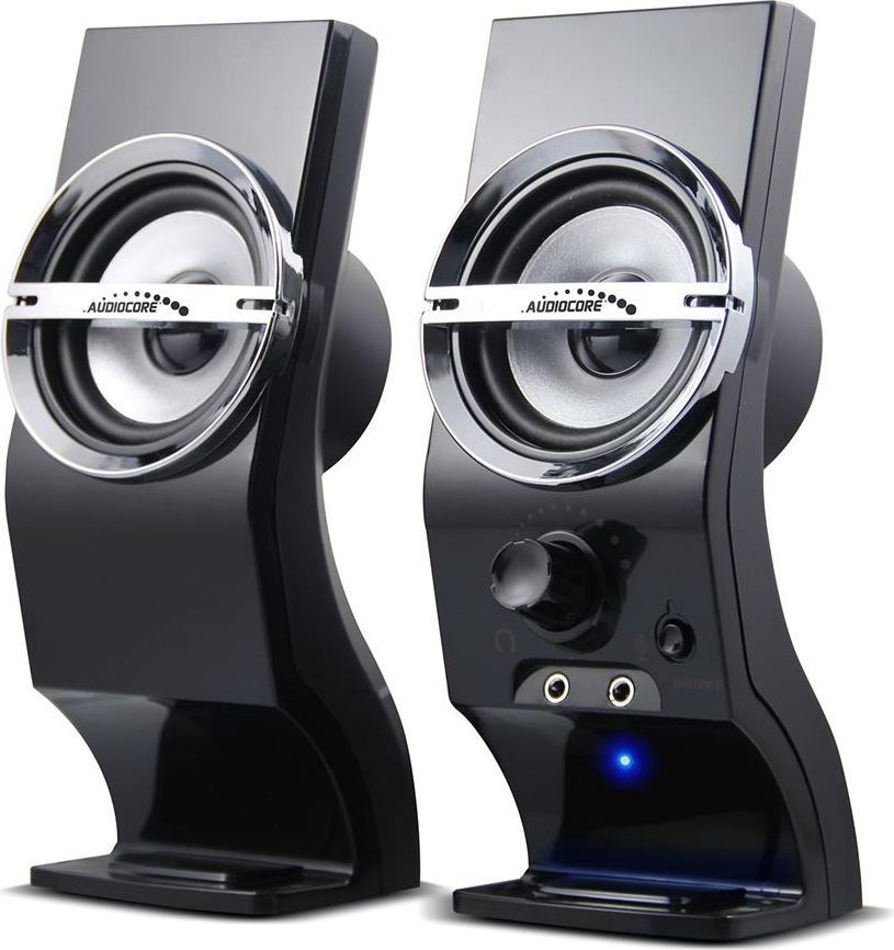 Altoparlant për kompjuter GreenBlue AC805, të zi