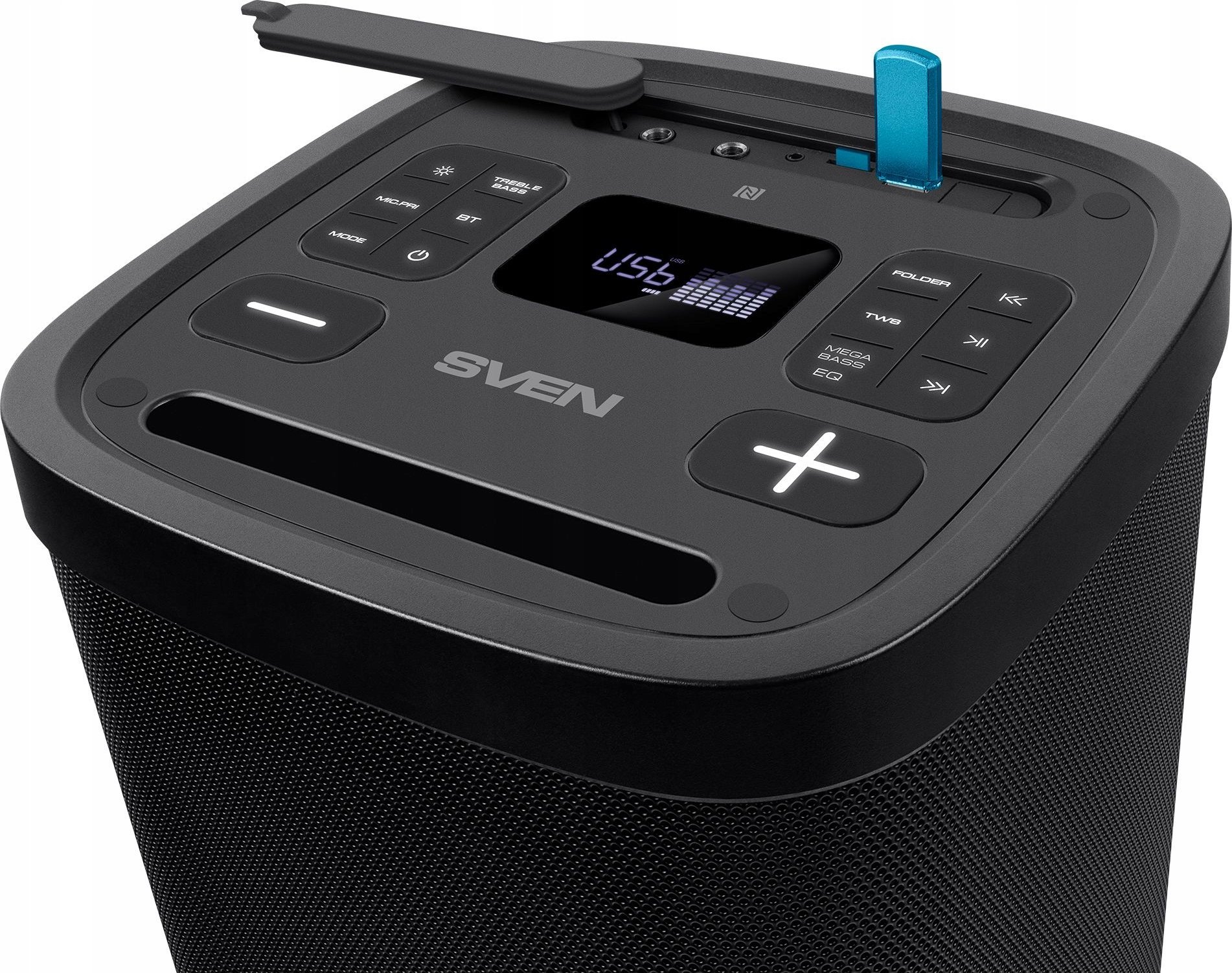 Altoparlant Bluetooth Sven PS-950, 160W, bateri deri 22 orë, i zi