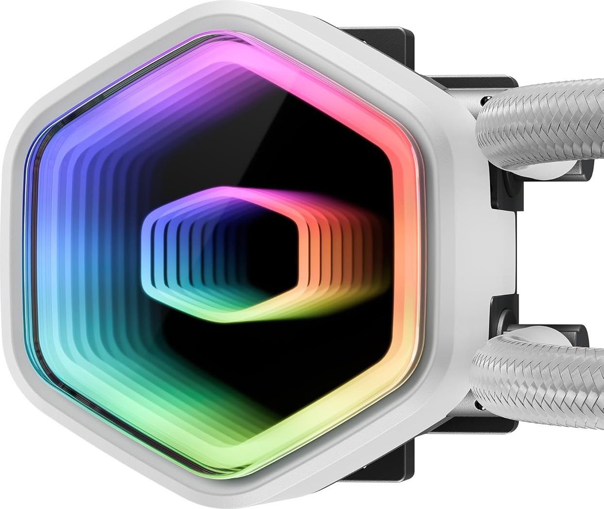 Ftohës uji CPU Cooler Master MasterLiquid 360 Core II, radiator 360 mm, i bardhë