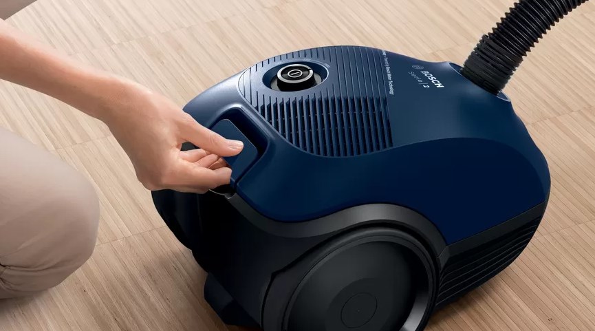 Fshesë me korent Bosch Serie 2 BGBS2BU1T, me qese, turbo furçë, blu