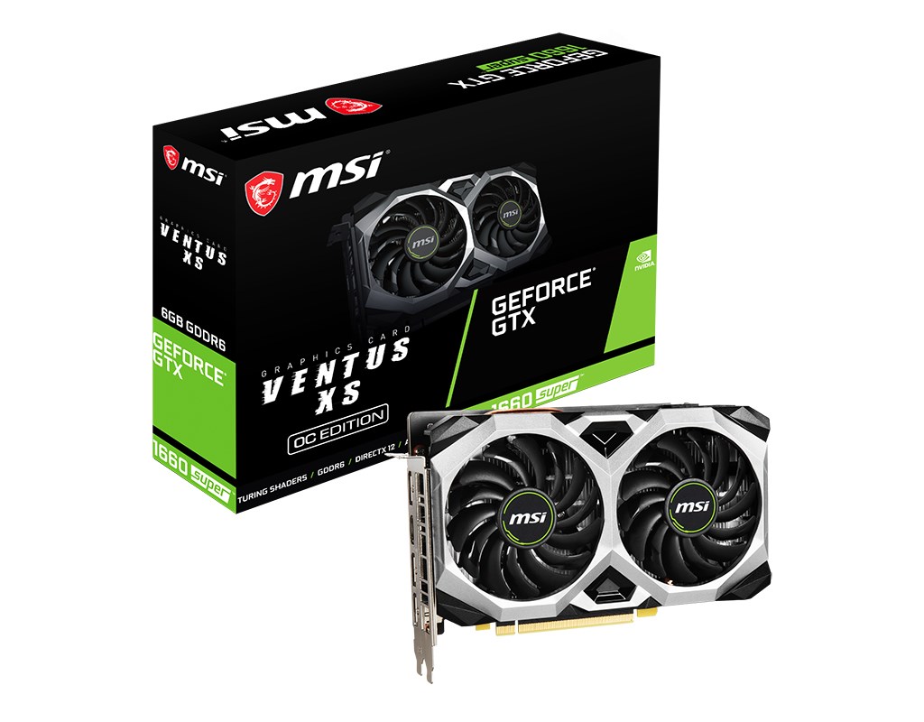 Kartë grafike MSI NVIDIA GeForce GTX 1660 SUPER, OC, 6 GB GDDR6