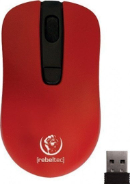 Maus Rebeltec Star, wireless, USB, i kuq