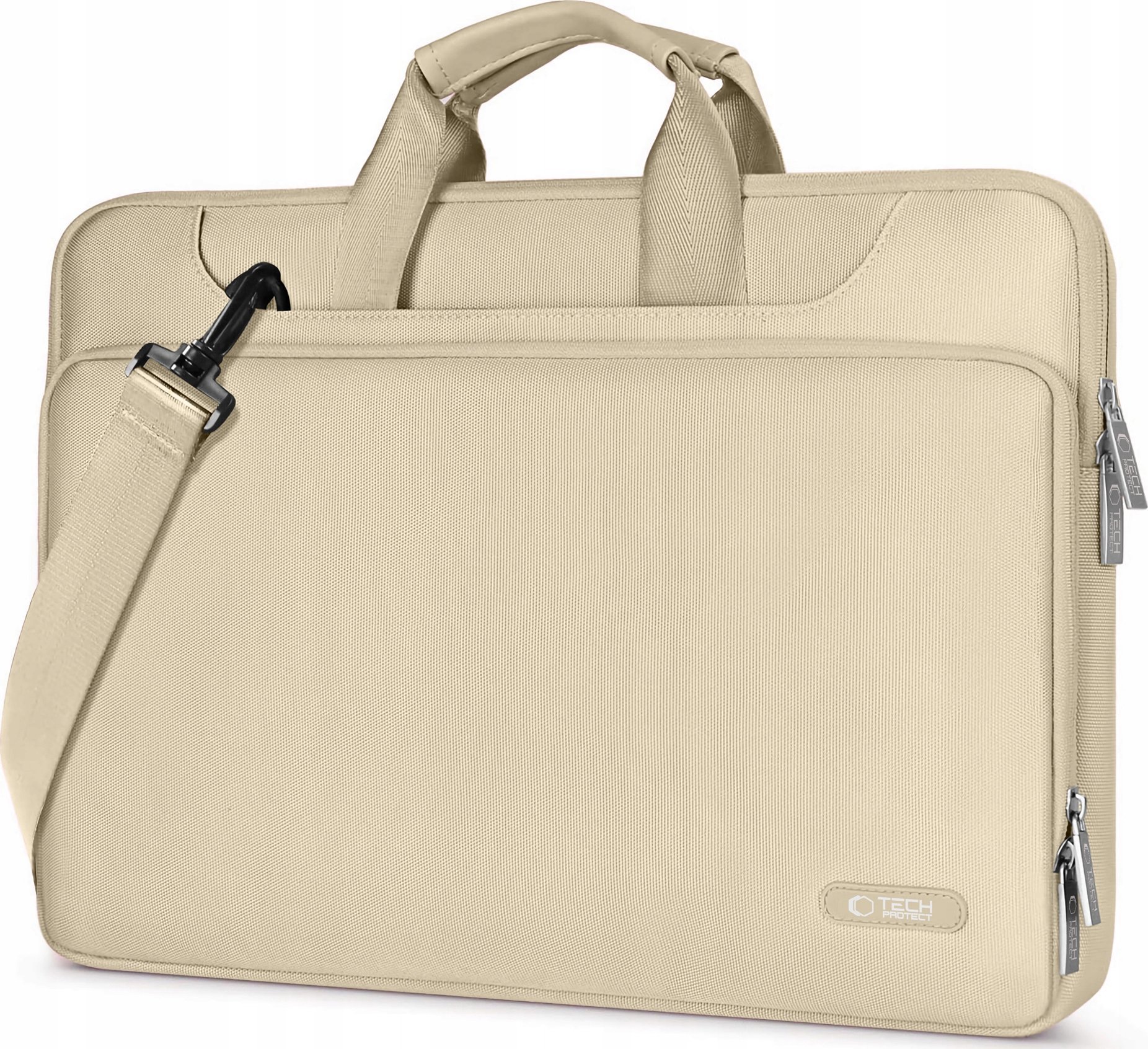 Çantë laptopi Tech-Protect Pocket Bag, 15-16", rezistente ndaj ujit, bezhë