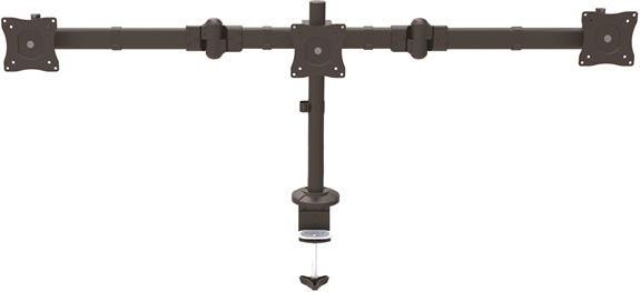 Mbajtëse tavoline për tre monitorë StarTech, 13"-27", 8kg, e zezë