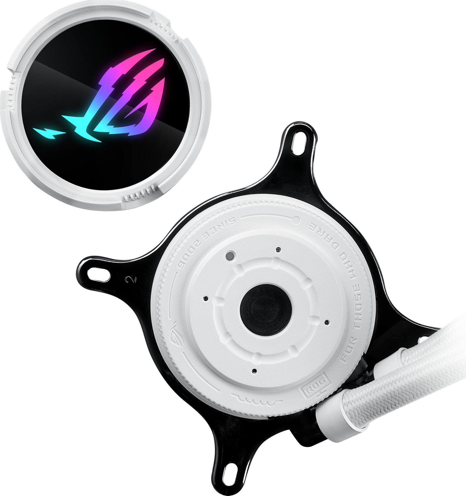 Ftohës uji Asus ROG Strix LC III 360 ARGB White Edition, radiator 360mm, Aura Sync, i bardhë