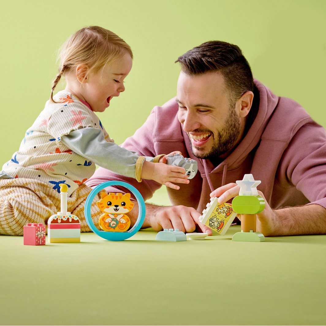 Set lodër LEGO® DUPLO® 10977 My first puppy and kitten making sounds, 22 pjesë