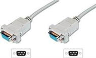 Kabllo Digitus (AK610100030E) DB-9 - DB-9, 3m, e bardhë