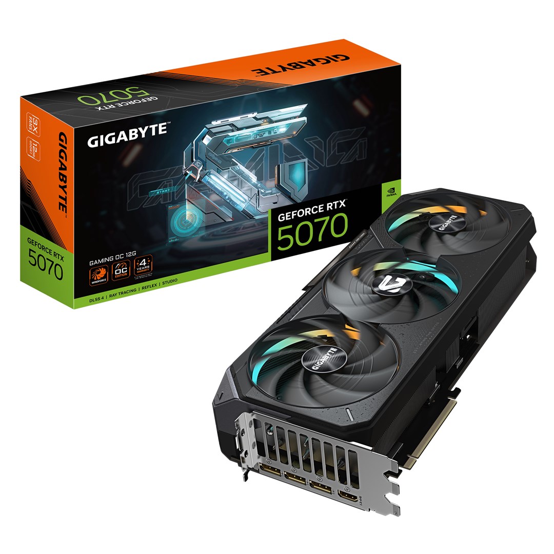 Kartelë grafike GIGABYTE GeForce RTX 5070 Ti GAMING OC 16G, 16GB GDDR7