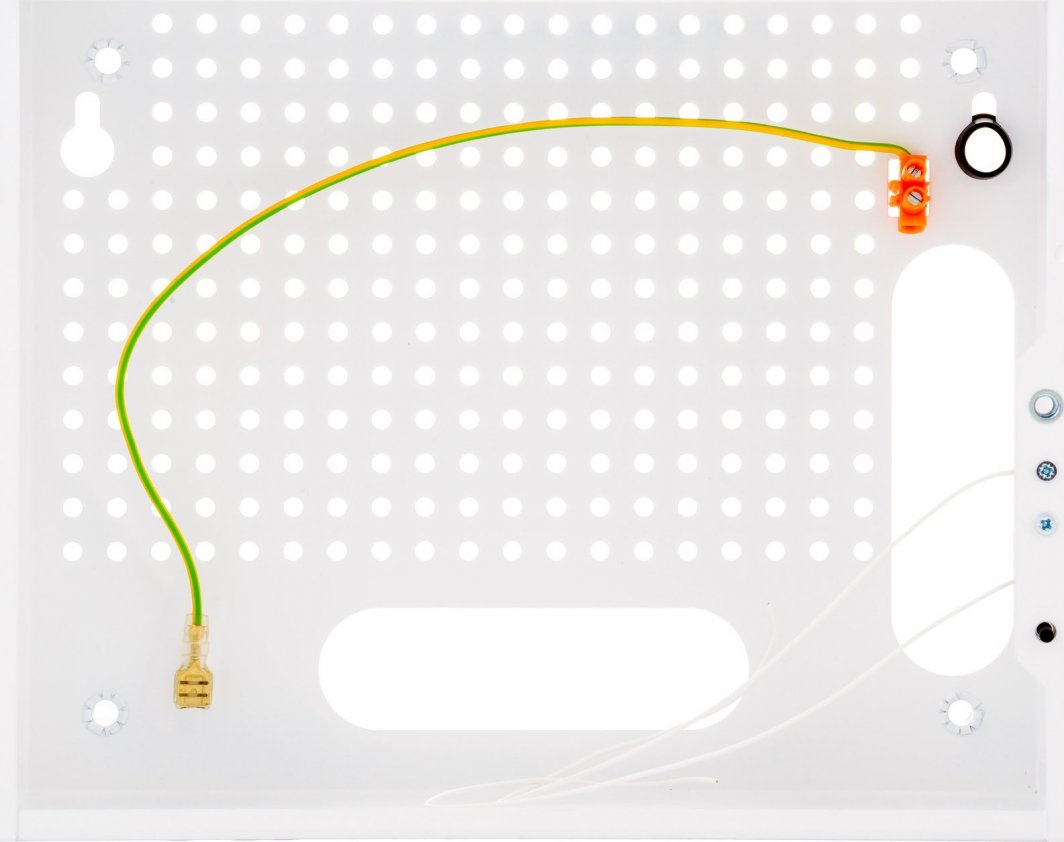 Kuti e brendshme metalike Atte ABOX-E, për bateri 7Ah, montim në mur, e bardhë