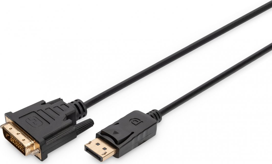 DIGITUS DisplayPort до DVI адаптерски кабел, 2 m, Црн
