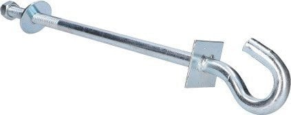 Grep varës çeliku ExtraLink Hook, 16x350mm, i argjendtë