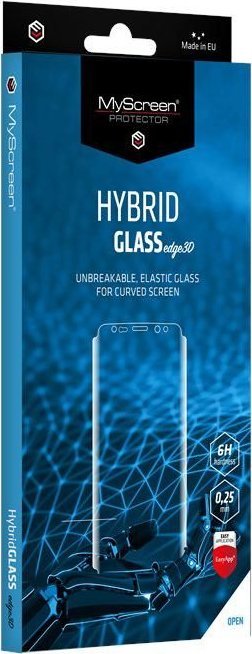 Foli mbrojtëse MyScreen Hybrid Glass Edge 3D, për Apple Watch Series 6 SE 44mm, qelq fleksibil, transparente