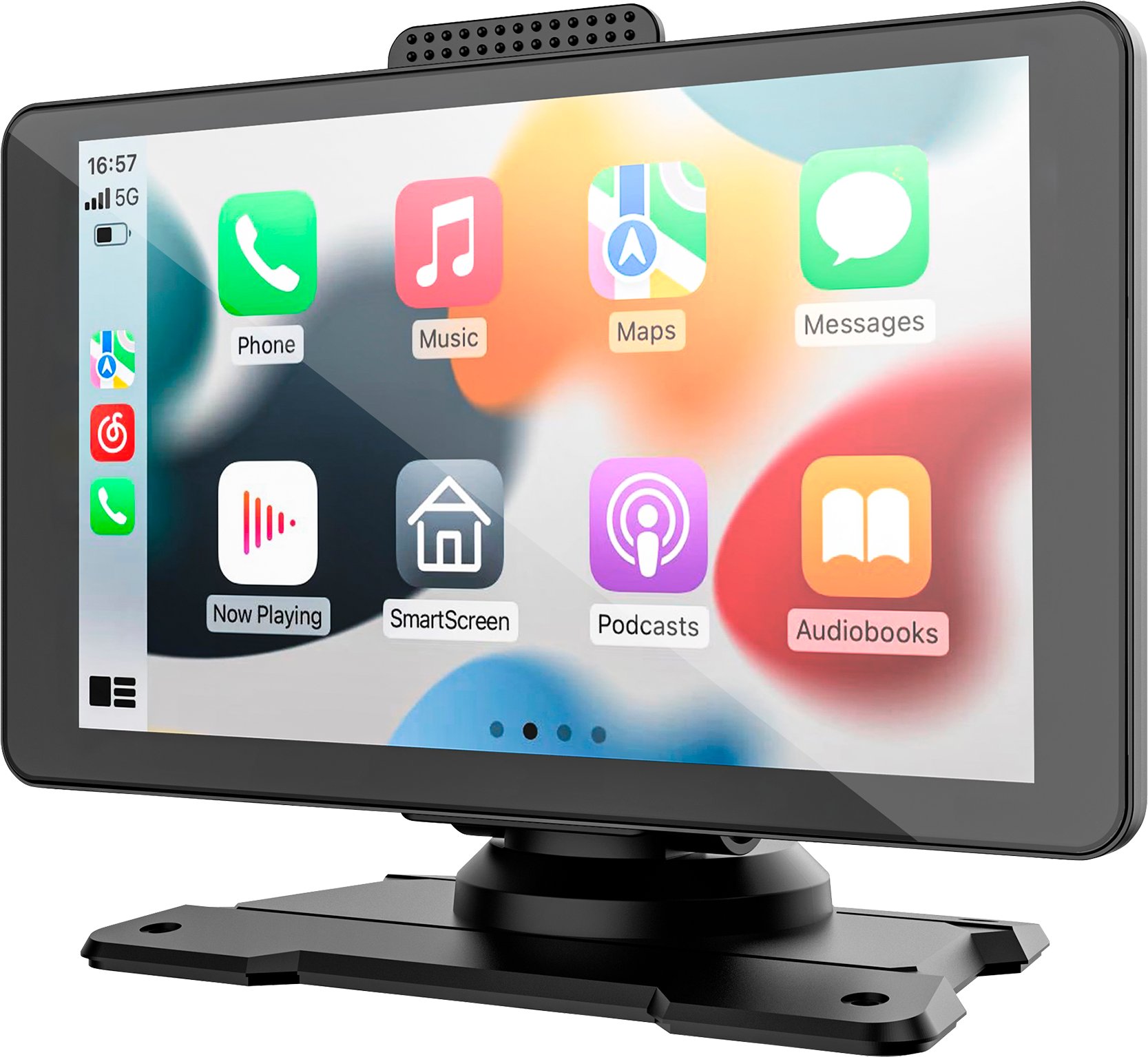 Stacion multimedia për makinë Kruger&amp;Matz KM 2020, ekran 7", Android Auto Apple CarPlay, i zi