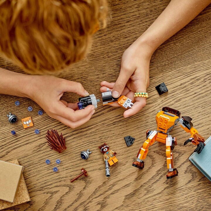 Set LEGO® Marvel 76243 Rocket in robotic armour, 98 pjesë