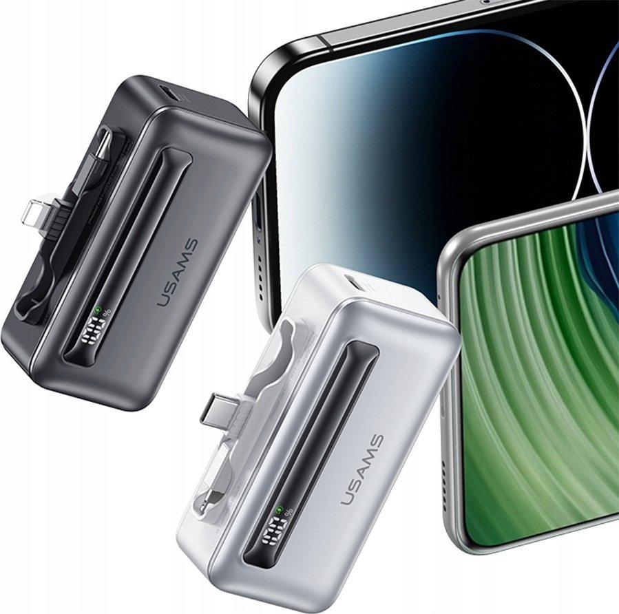 Powerbank Usams CD233, 4500mAh, 20W Fast Charge, argjendtë