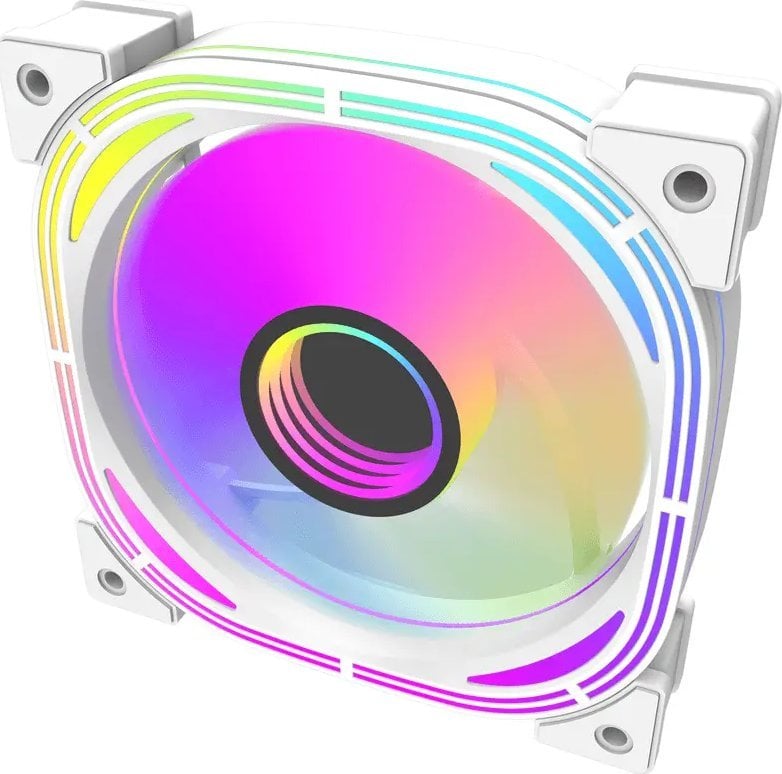 Ftohës Darkflash INF 24 Pro PWM ARGB, 120 mm, i bardhë