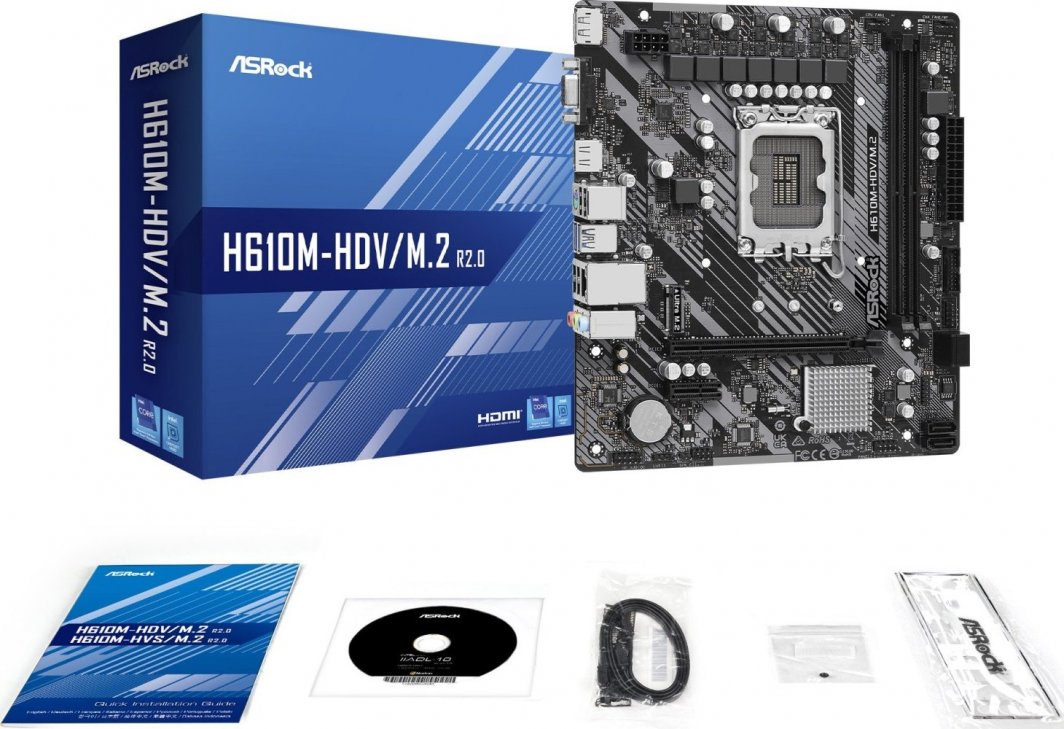 Pllakë amë ASRock H610M-HDV/M.2 R2.0