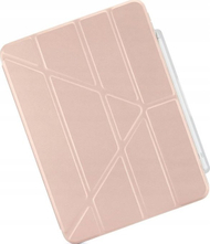 Mbulesë tablet Pipetto Origami No3 Pencil Case, për iPad 10.9" 2022, metalike rozë