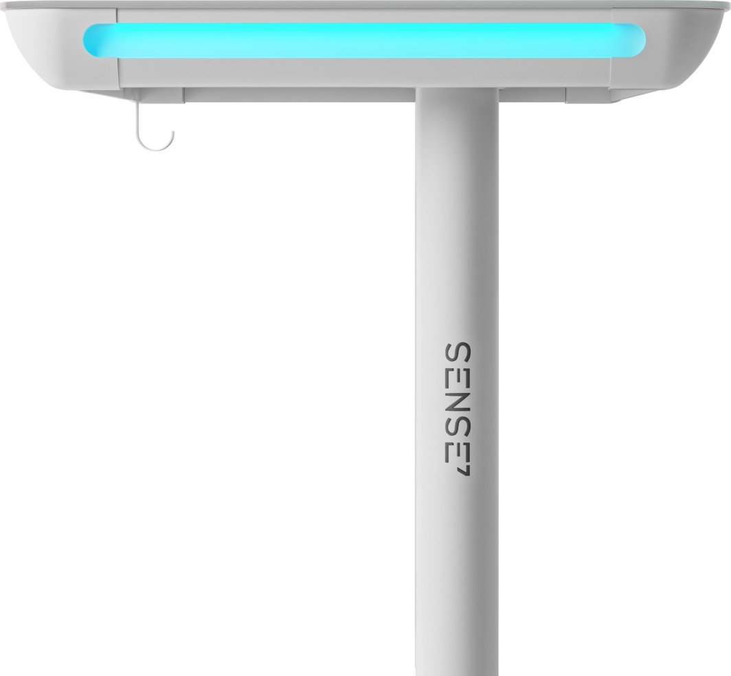 Tavolinë SENSE7 NOMO, 120 cm x 60 cm, e bardhë