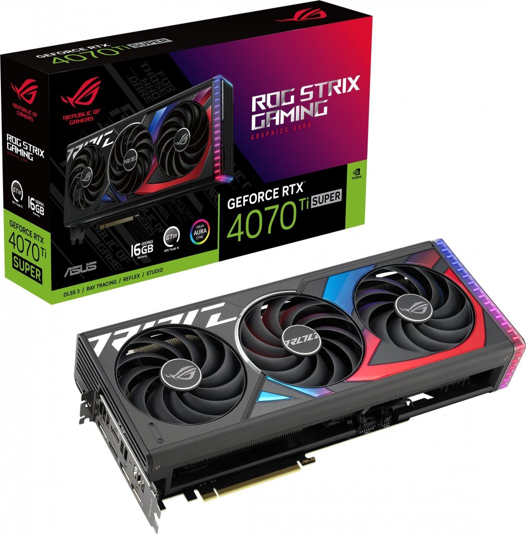 Kartelë grafike Asus ROG Strix GeForce RTX 4070 Ti SUPER 16GB GDDR6X