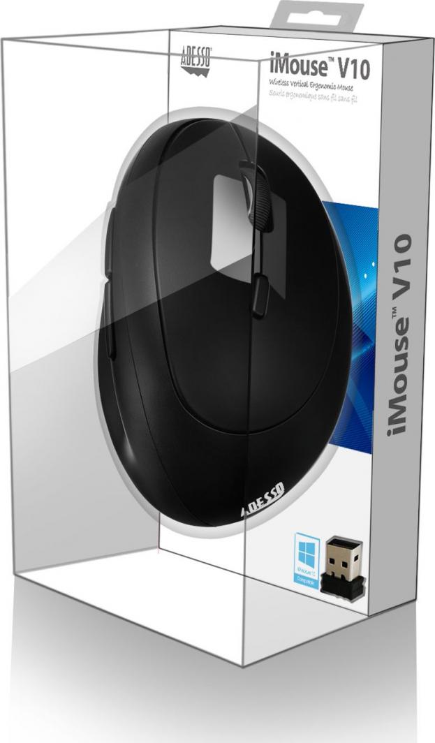 Maus Spire Ergonomic, wireless, USB, i zi