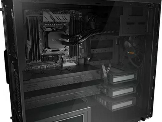 Kasë Be quiet! PURE BASE 600, e zezë