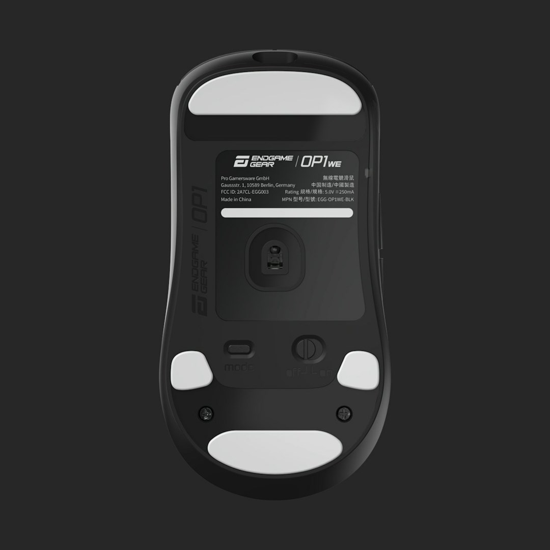 Maus lojërash Endgame Gear OP1we Wireless, i zi