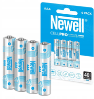 Bateri alkaline Newell CellPro AAA, 1.5V, paketim 4 copë
