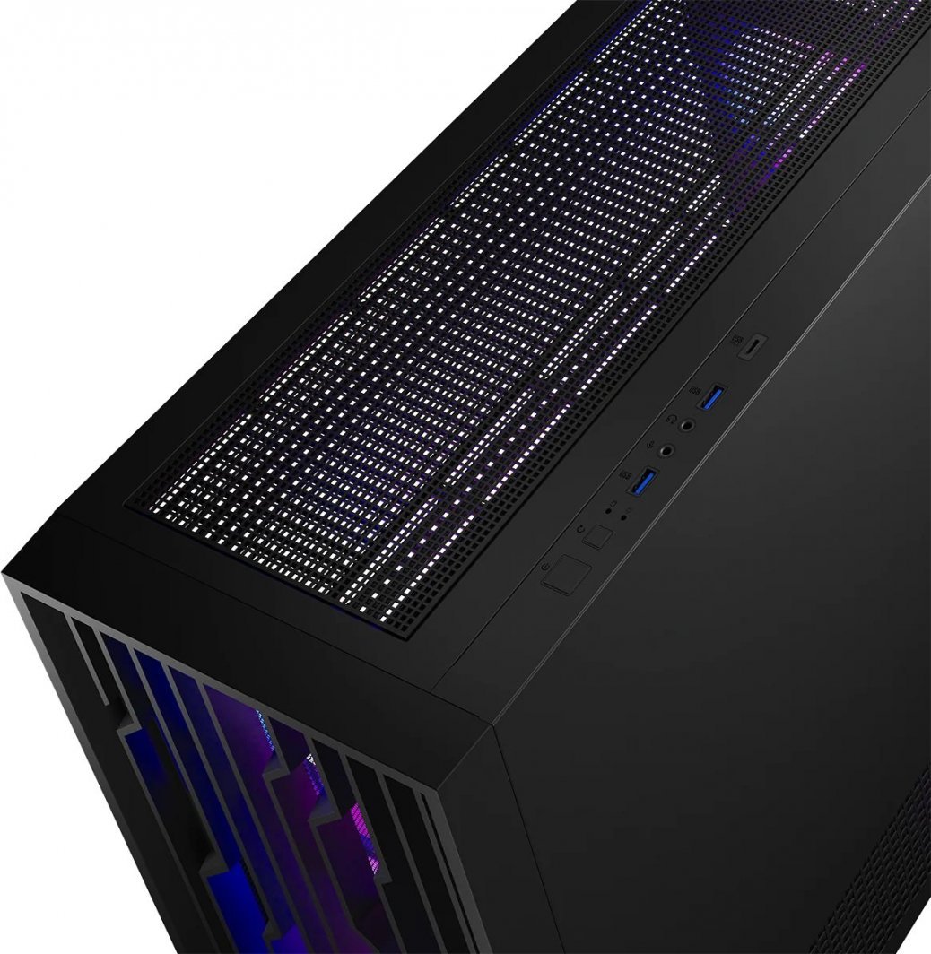 Kasë Modecom Perun Apex ARGB, e zezë, Midi Tower