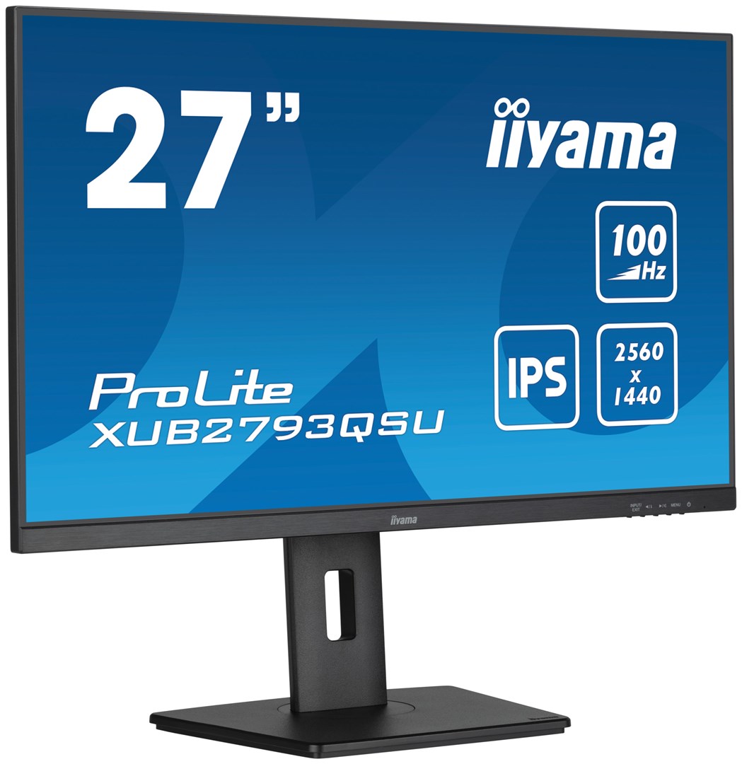 Monitor iiyama ProLite XUB2793QSU-B6, 27", 2560 x 1440, 100 Hz, i zi