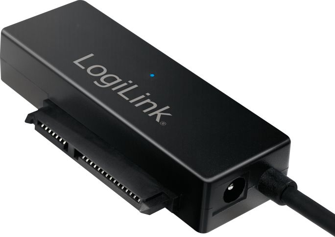 Кутија адаптер за диск LogiLink AU0050, USB 3.0, SATA 1.8\"/2.5\"/3.5\", црна