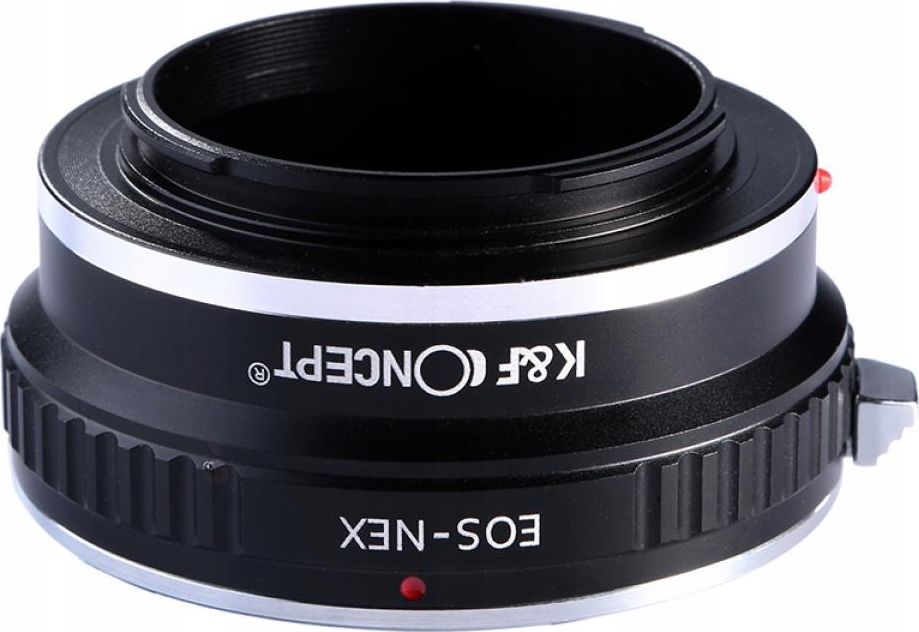Adapter objektivi K&amp;F Concept KF06.069 për Canon EF në Sony E NEX, fokus manual, metalik