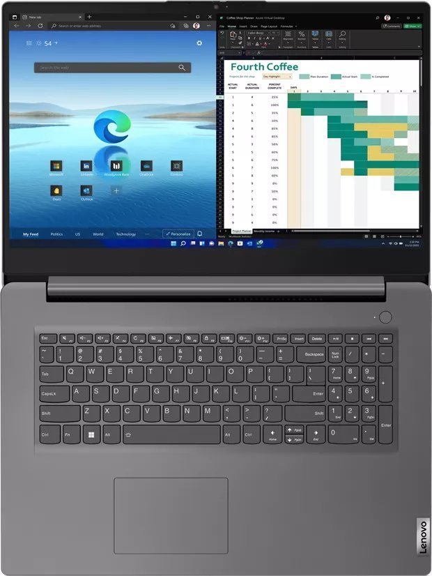 Laptop Lenovo V17 G4 IRU, 17", i7 13620H, 16GB 512GB, gri
