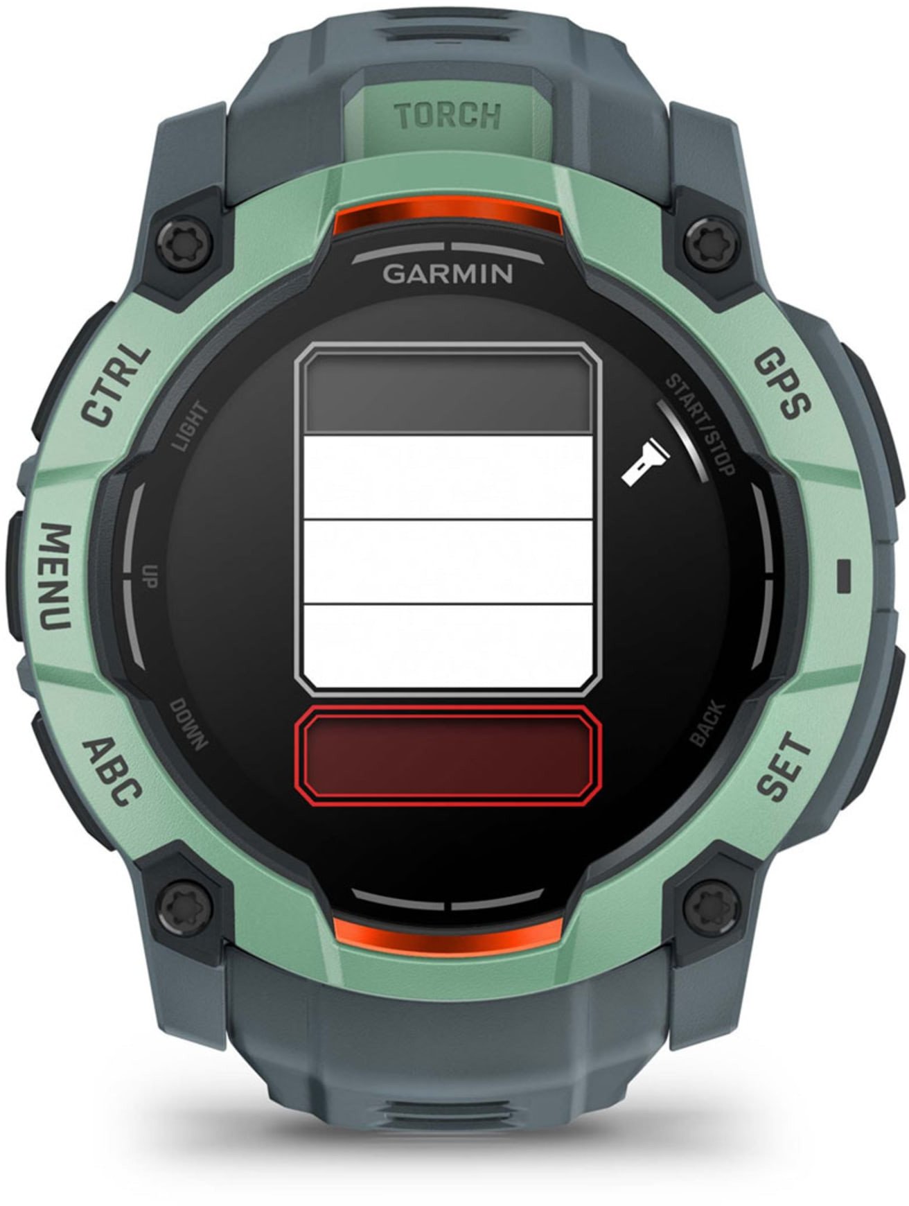 Ora sportive Garmin Instinct 3 50mm, ekran AMOLED, GPS, jeshile Neotropic Twilight