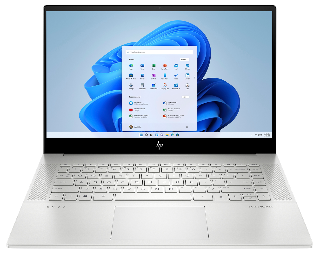 Laptop 2në1 HP ENVY x360 15-ew0013dx, 15.6", Intel Core i5, 16GB RAM, 512GB SSD, i argjendtë