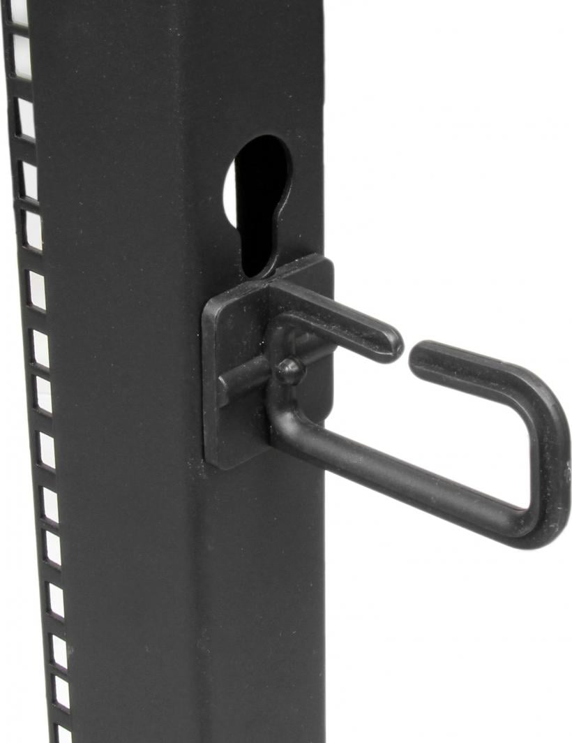 Raft serveri StarTech.com 4-Post 8U, 19", kornizë e hapur, me rrota