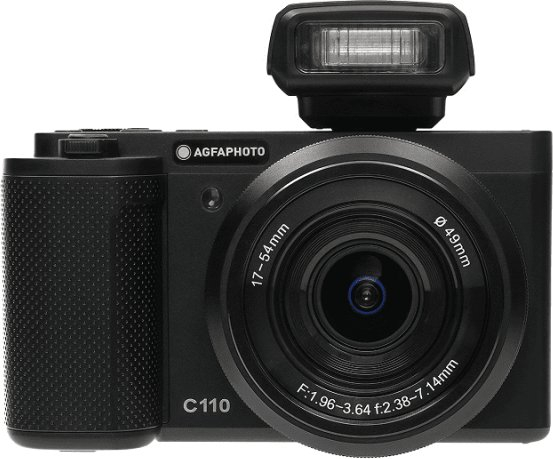 Kamerë kompakte AgfaPhoto Realishot C110, 24MP, video 4K, e zezë
