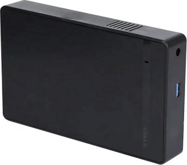 Kuti eksterne për HDD SSD 2.5 3.5, USB 3.0, e zezë