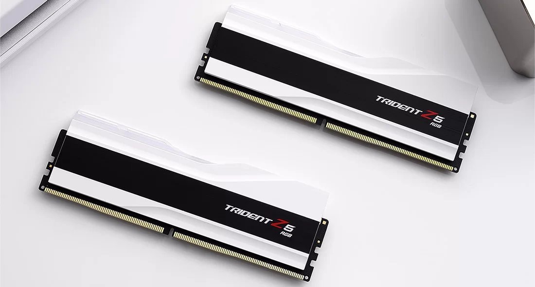 Memorie RAM G.Skill Trident Z5 RGB F5-6000J2836G16GX2-TZ5RW, 32GB DDR5, 6000MHz, e bardhë