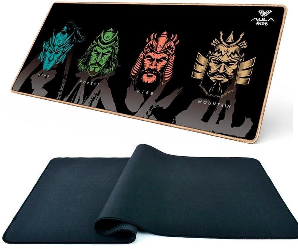 Mousepad AULA MP-WFFM, sipërfaqe Speed, i zi
