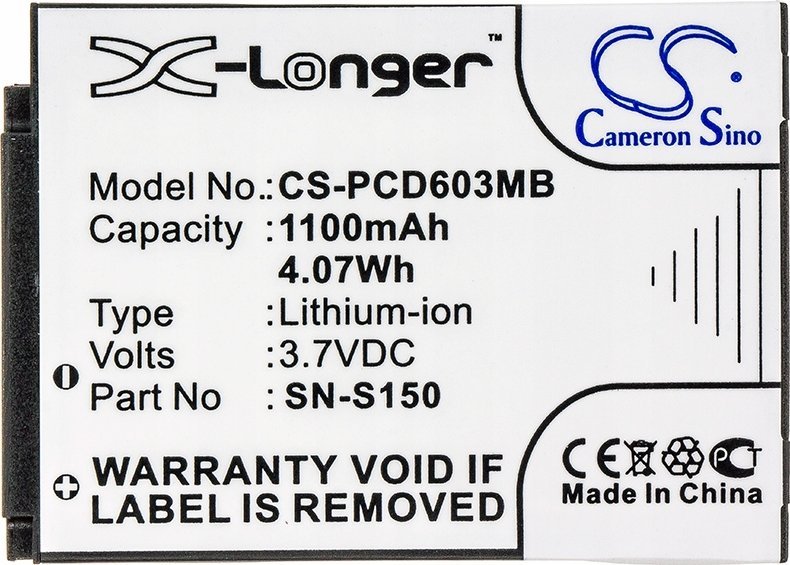 Bateri Li ion për BabyPhone Philips SCD603, 3.7V, 1100mAh