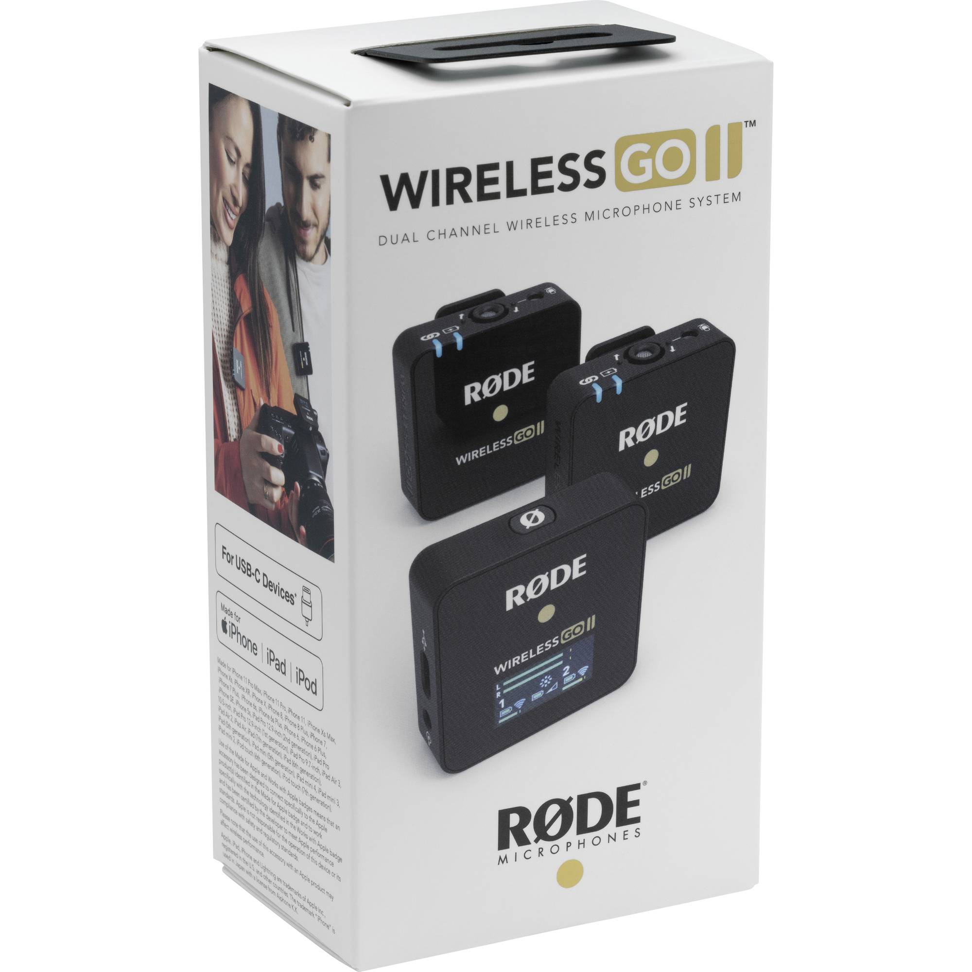 Sistem i mikrofonit RODE Wireless GO II
